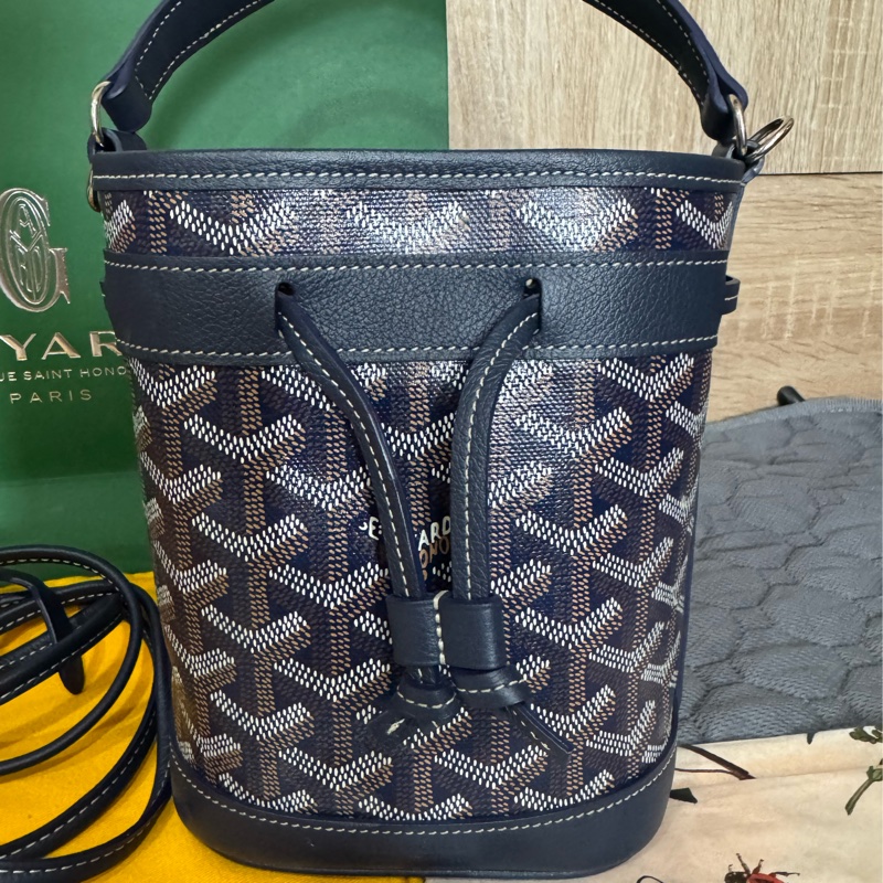 Goyard 迷你水桶包(藍色)-1