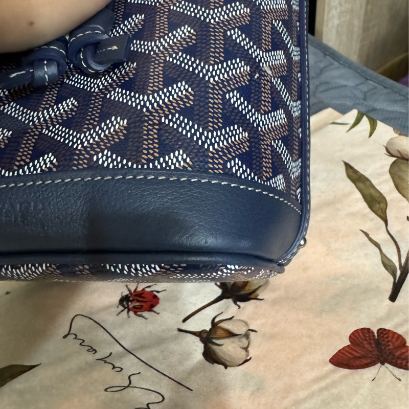 Goyard 迷你水桶包(藍色)-5