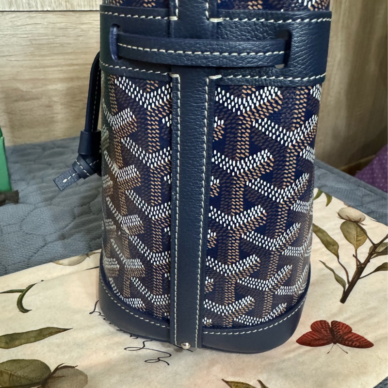 Goyard 迷你水桶包(藍色)-6
