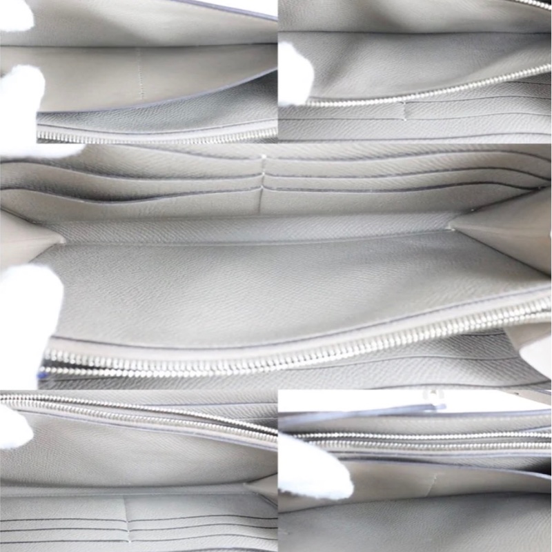 「JL精品代購」極新 Hermes 木偶灰 Kelly 長夾-9