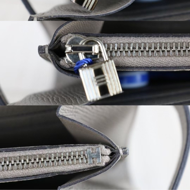 「JL精品代購」極新 Hermes 木偶灰 Kelly 長夾-16