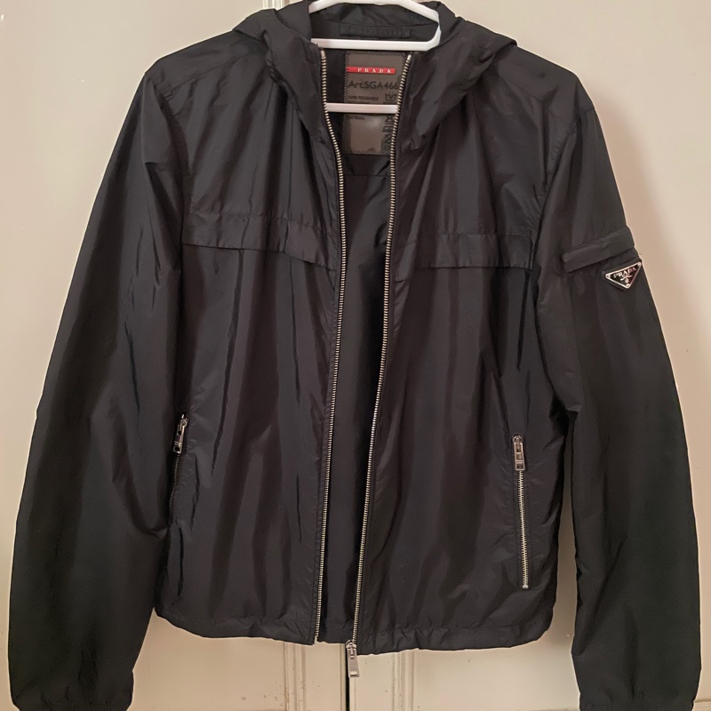 Prada 經典連帽尼龍防風外套(SGA466)-5