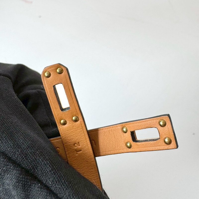 Hermès Mini Kelly Double Tour T2黑色 雙圈 小牛皮 皮革 玫瑰金扣 手環-4