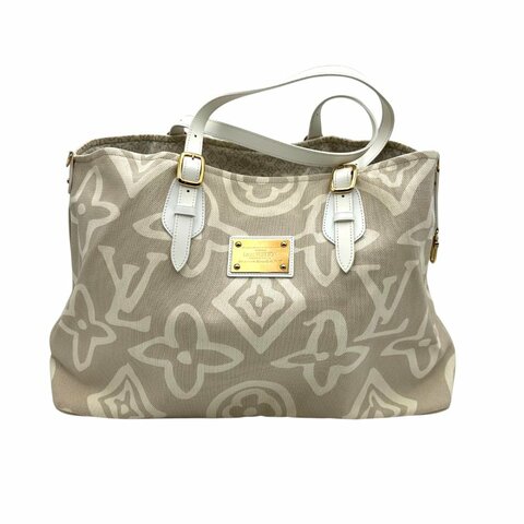 【美收精品】LOUIS VUITTON 塗鴉帆布購物包 C-264【隔月月中將轉賣至日本 上架期限30天】