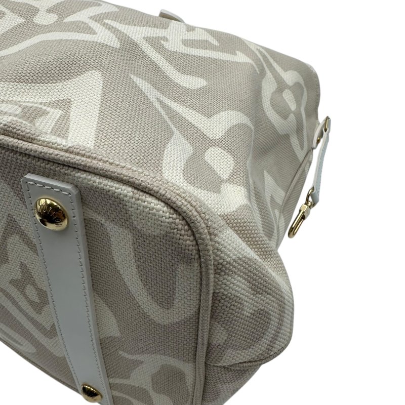 【美收精品】LOUIS VUITTON 塗鴉帆布購物包 C-264【隔月月中將轉賣至日本 上架期限30天】-5