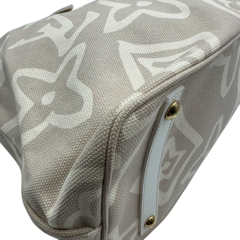 【美收精品】LOUIS VUITTON 塗鴉帆布購物包 C-264【隔月月中將轉賣至日本 上架期限30天】-6