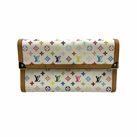 【美收精品】LOUIS VUITTON 村上隆聯名錢包口蓋長夾 C-266【隔月月中將轉賣至日本 上架期限30天】