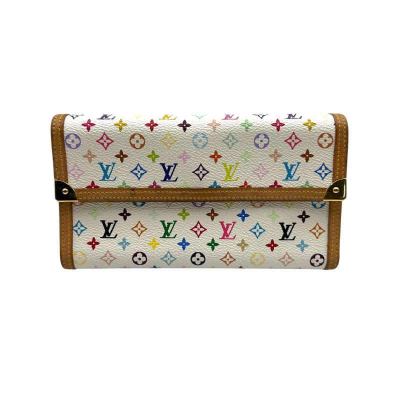 【美收精品】LOUIS VUITTON 村上隆聯名錢包口蓋長夾 C-266【隔月月中將轉賣至日本 上架期限30天】-0