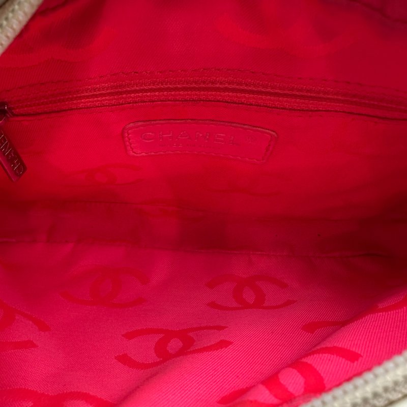 【美收精品】CHANEL 真皮小袋手提包白色黑色 C-270【隔月月中將轉賣至日本 上架期限30天】-9