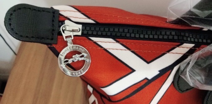 法國LONGCHAMP 幾何圖形手提袋 全新現貨托特包 38.5cm-2