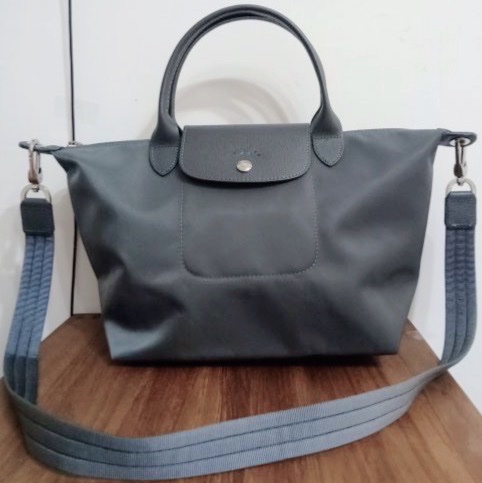 Longchamp Le Pliage Neo 鞋背包手提包兩用包 附背帶包包寬約39cm-1