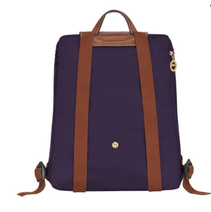 LONGCHAMP LE PLIAGE~全新未用後背包（藍莓色）全新現貨-2