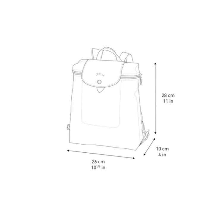LONGCHAMP LE PLIAGE~全新未用後背包（藍莓色）全新現貨-4