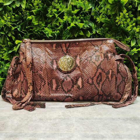 Gucci Hysteria Python Clutch