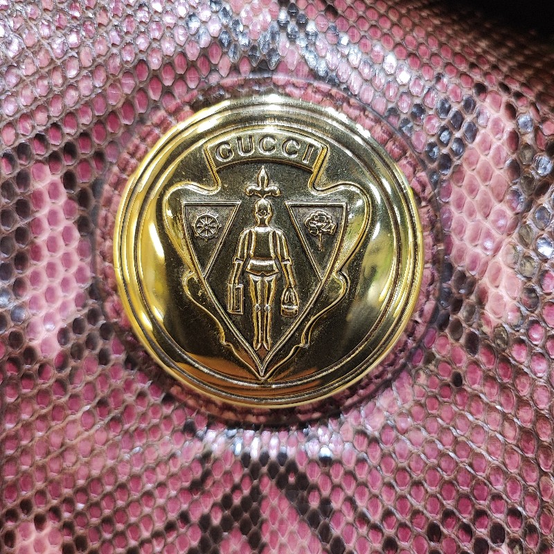 Gucci Hysteria Python Clutch-19