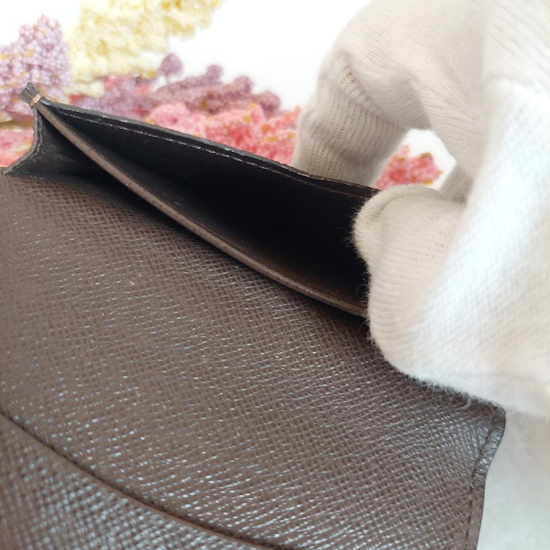 LV🎀現品實拍🎀 N62920咖棋盤格名片／信用卡夾包~二手品-64