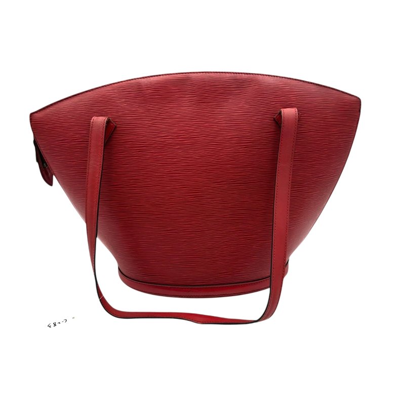 【美收精品】LOUIS VUITTON 紅色水波紋肩背包扇形貝殼包 C-283【隔月月中將轉賣至日本 上架期限30天】-1