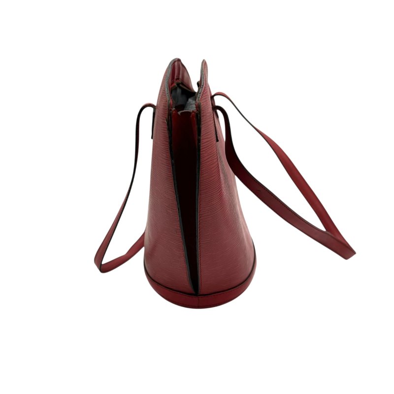 【美收精品】LOUIS VUITTON 紅色水波紋肩背包扇形貝殼包 C-283【隔月月中將轉賣至日本 上架期限30天】-2