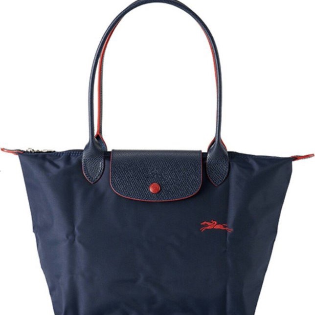 Longchamp長柄肩背包 刺繡LOGO 全新現貨寬39公分版-1