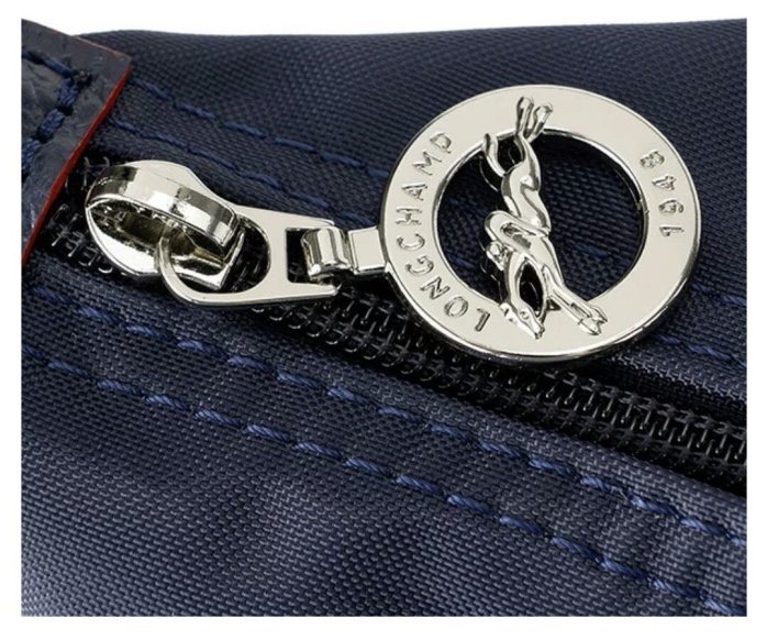 Longchamp長柄肩背包 刺繡LOGO 全新現貨寬39公分版-4