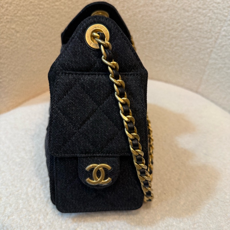Chanel 黑牛仔Mini-3