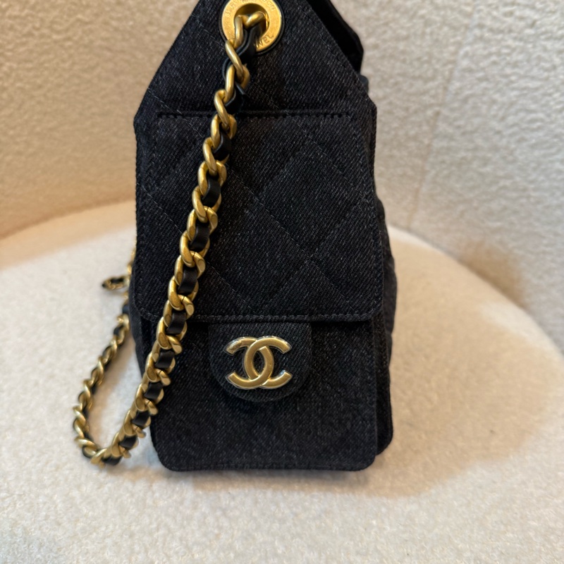 Chanel 黑牛仔Mini-4