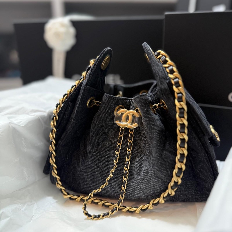 Chanel 黑牛仔Mini-4