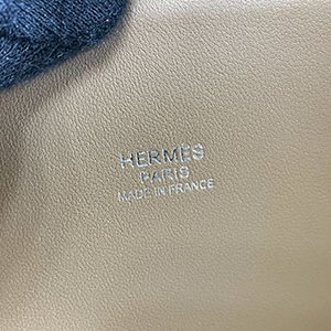 ＊奢華大道國際精品＊【H0423】HERMES風衣卡其色S2 TC牛皮 BOLIDE 31CM 銀釦兩用包-7