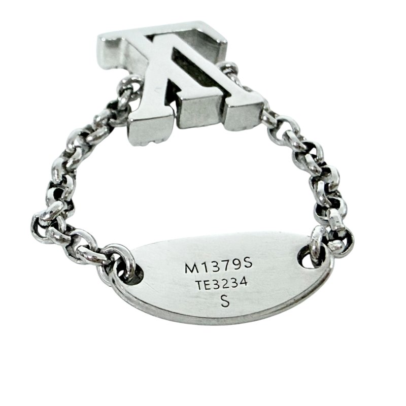 LOUIS VUITTON Lady LV 水鑽 戒指組合(一套3隻)-14