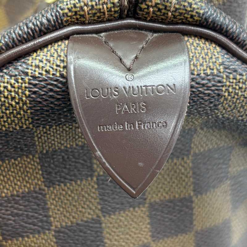 棕色 棋盤格帆布 Speedy 30 波士頓 手提包【LOUIS VUITTON LV 路易威登】 N41531-5