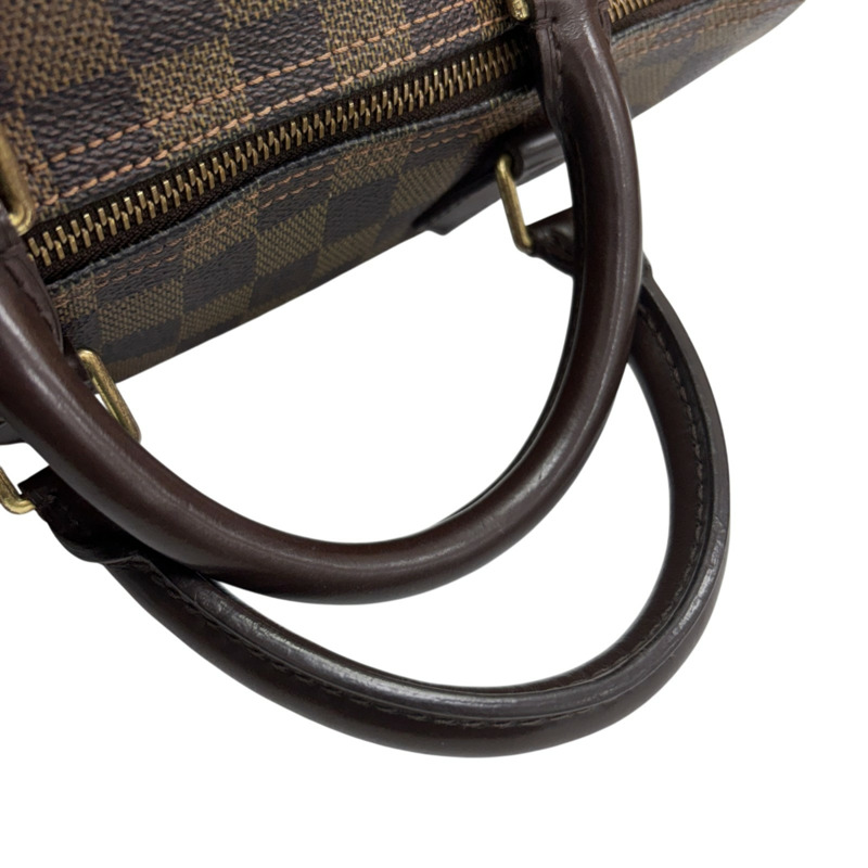 棕色 棋盤格帆布 Speedy 30 波士頓 手提包【LOUIS VUITTON LV 路易威登】 N41531-11