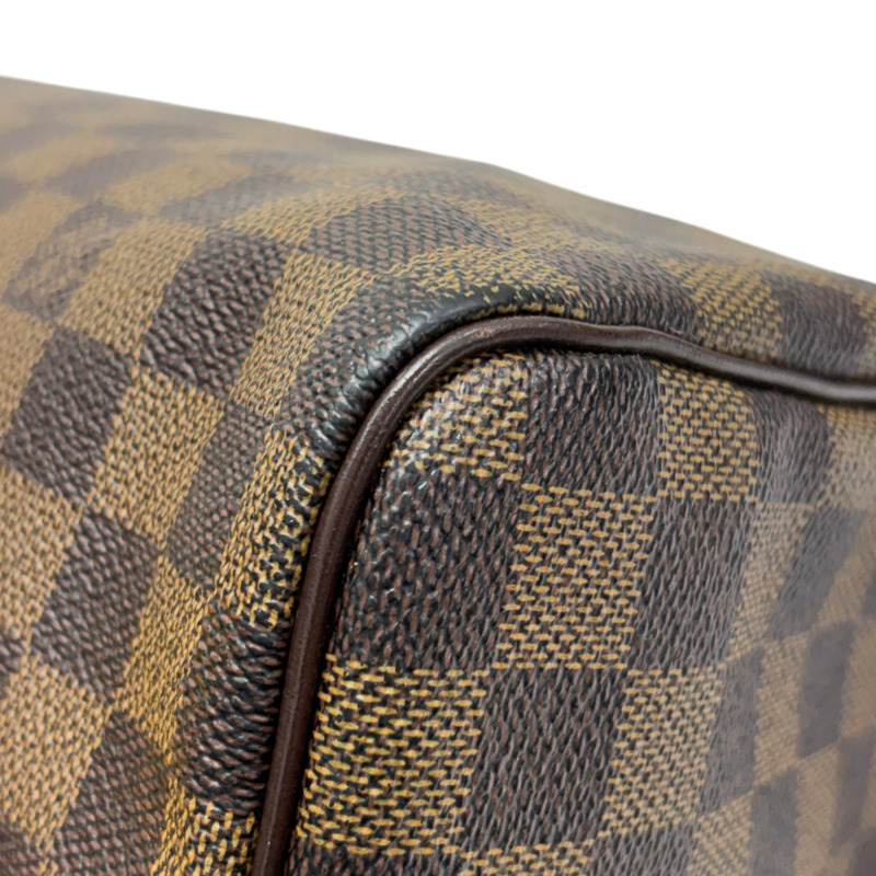 棕色 棋盤格帆布 Speedy 30 波士頓 手提包【LOUIS VUITTON LV 路易威登】 N41531-14