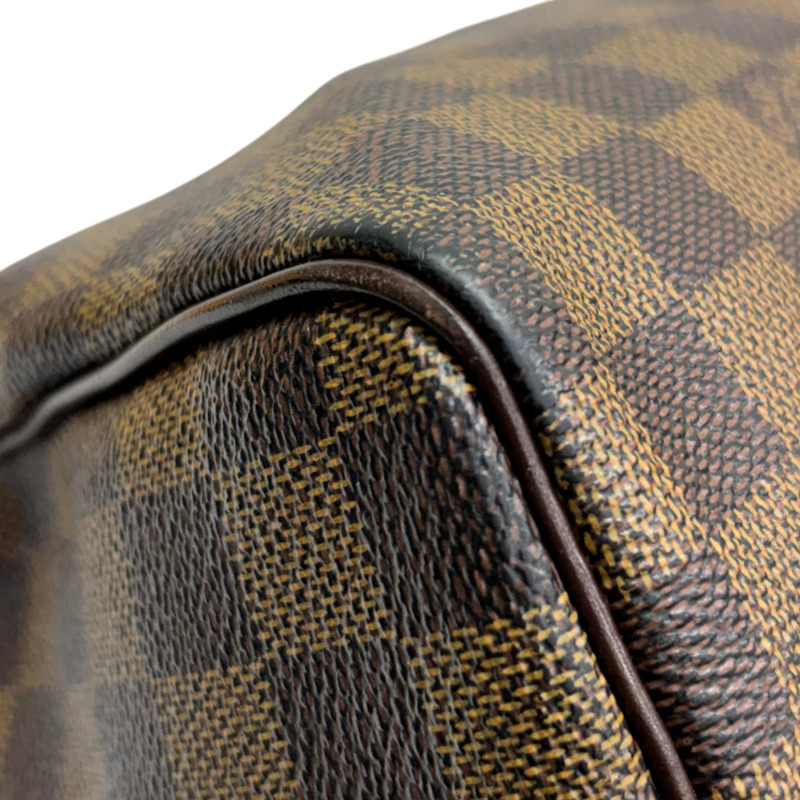 棕色 棋盤格帆布 Speedy 30 波士頓 手提包【LOUIS VUITTON LV 路易威登】 N41531-15