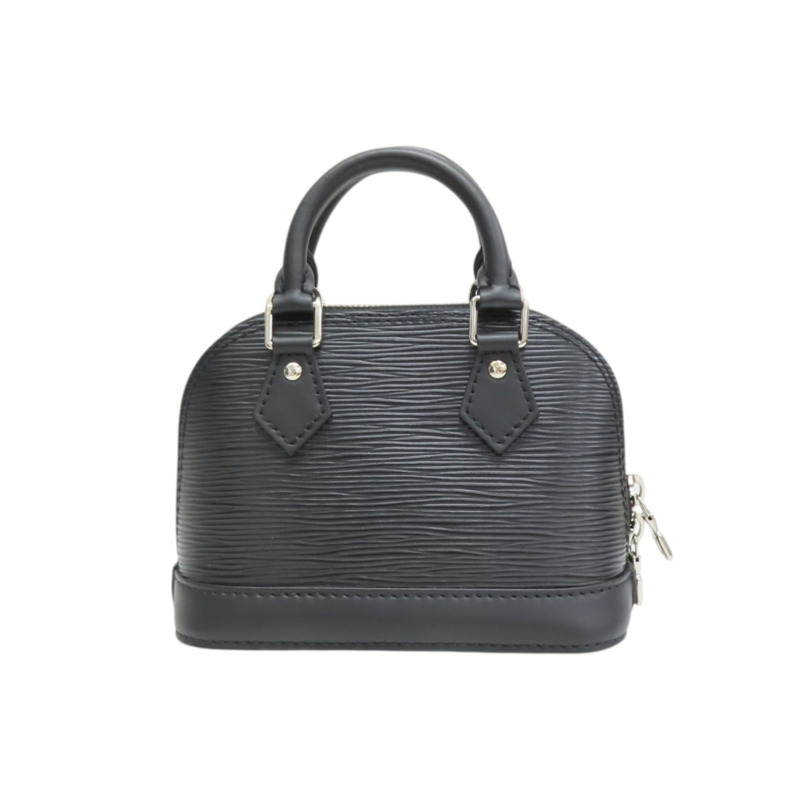 黑色 EPI 水波紋 牛皮 Nano Alma 艾瑪包【LOUIS VUITTON LV 路易威登】 M81945-1