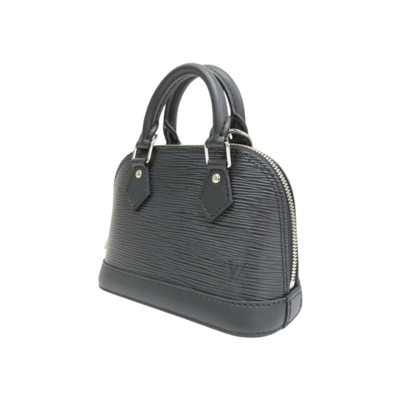 黑色 EPI 水波紋 牛皮 Nano Alma 艾瑪包【LOUIS VUITTON LV 路易威登】 M81945-2