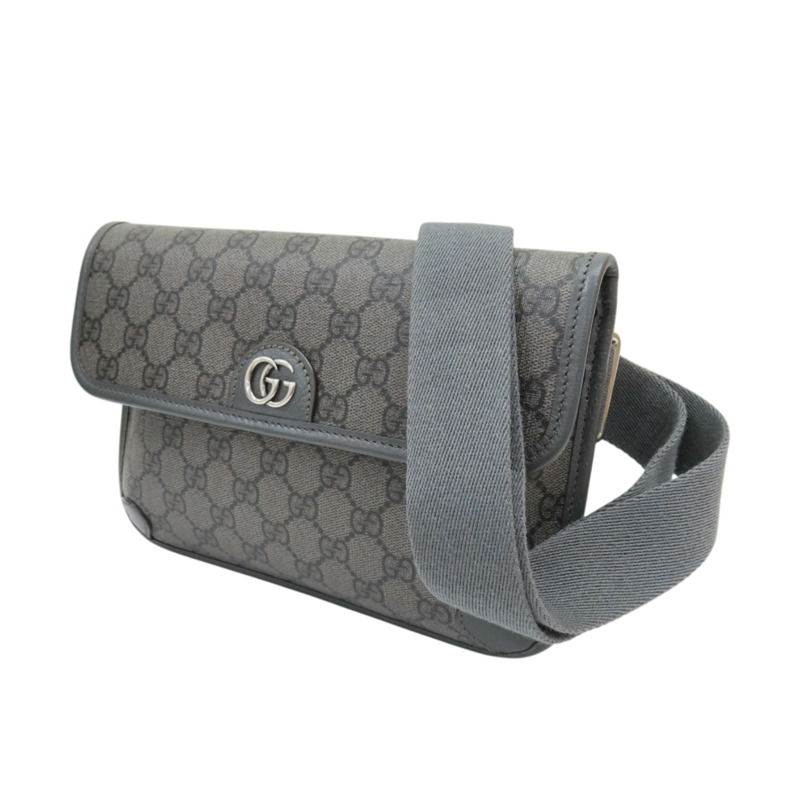 灰色 GG Supreme帆布 Ophidia 腰包 肩背包【GUCCI 古馳】 752597-2