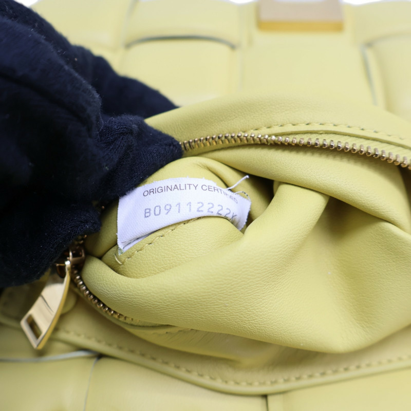 黃色 編織羊皮 The Chain Cassette 兩用包 631421【BOTTEGA VENETA BV 寶緹嘉】 631421-7