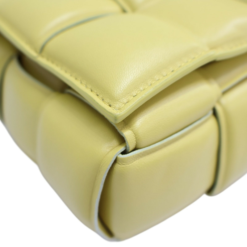 黃色 編織羊皮 The Chain Cassette 兩用包 631421【BOTTEGA VENETA BV 寶緹嘉】 631421-10