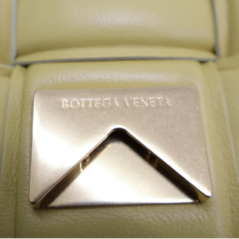 黃色 編織羊皮 The Chain Cassette 兩用包 631421【BOTTEGA VENETA BV 寶緹嘉】 631421-13