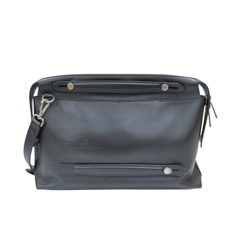 黑色 牛皮 公事包【FENDI 芬迪】 7VA458-1