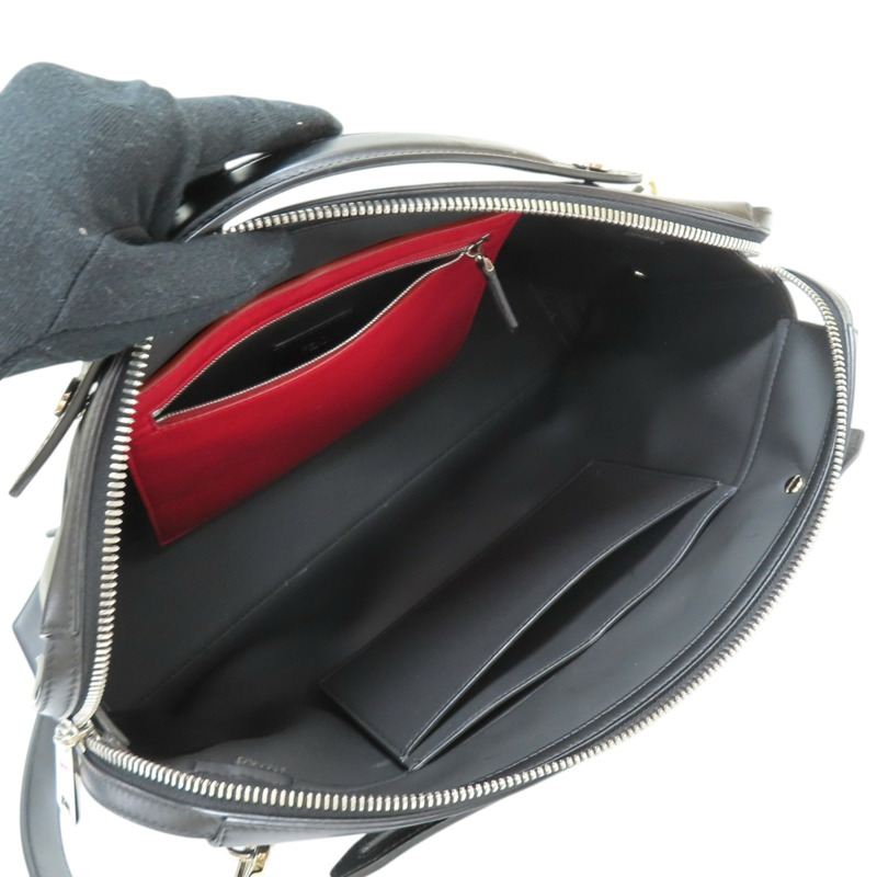 黑色 牛皮 公事包【FENDI 芬迪】 7VA458-4