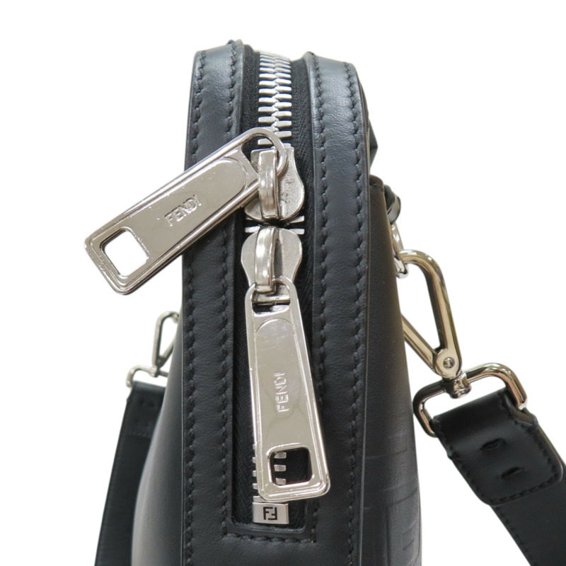 黑色 牛皮 公事包【FENDI 芬迪】 7VA458-14