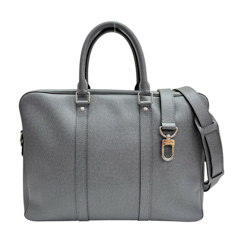 灰色 Taiga牛皮 PDV Porte-Documents Voyage PM 公事包【LOUIS VUITTON LV 路易威登】 M30640