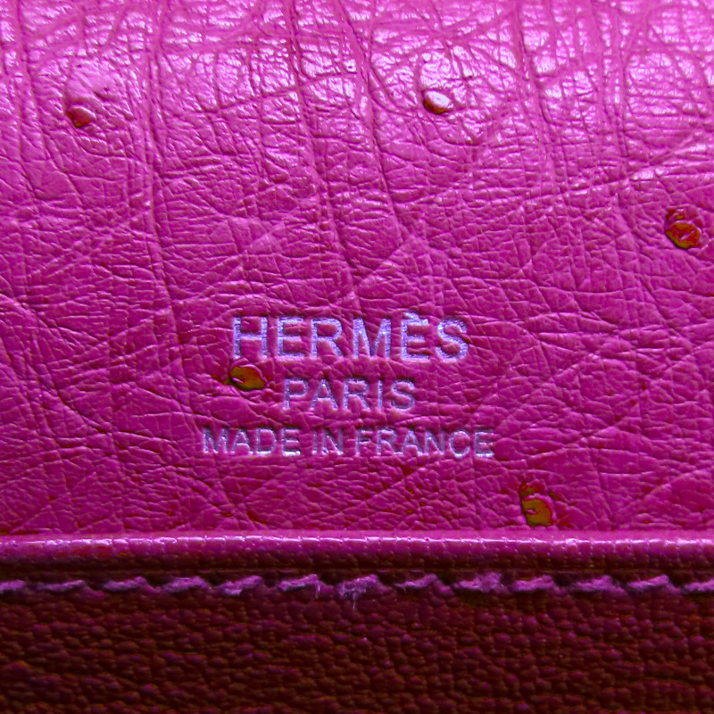 糖果色 鴕鳥皮 Roulis Mini Bag 肩背包 Y刻 銀扣【HERMES 愛馬仕】-6