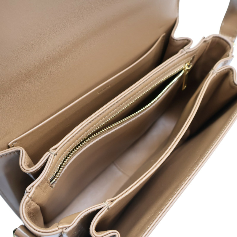 棕色 牛皮 Teen Triomphe 肩背包【CELINE 賽琳】 187363BF4-4