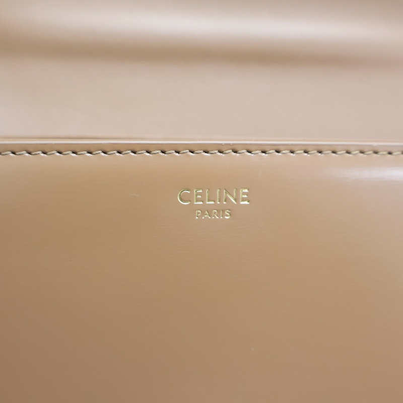 棕色 牛皮 Teen Triomphe 肩背包【CELINE 賽琳】 187363BF4-5