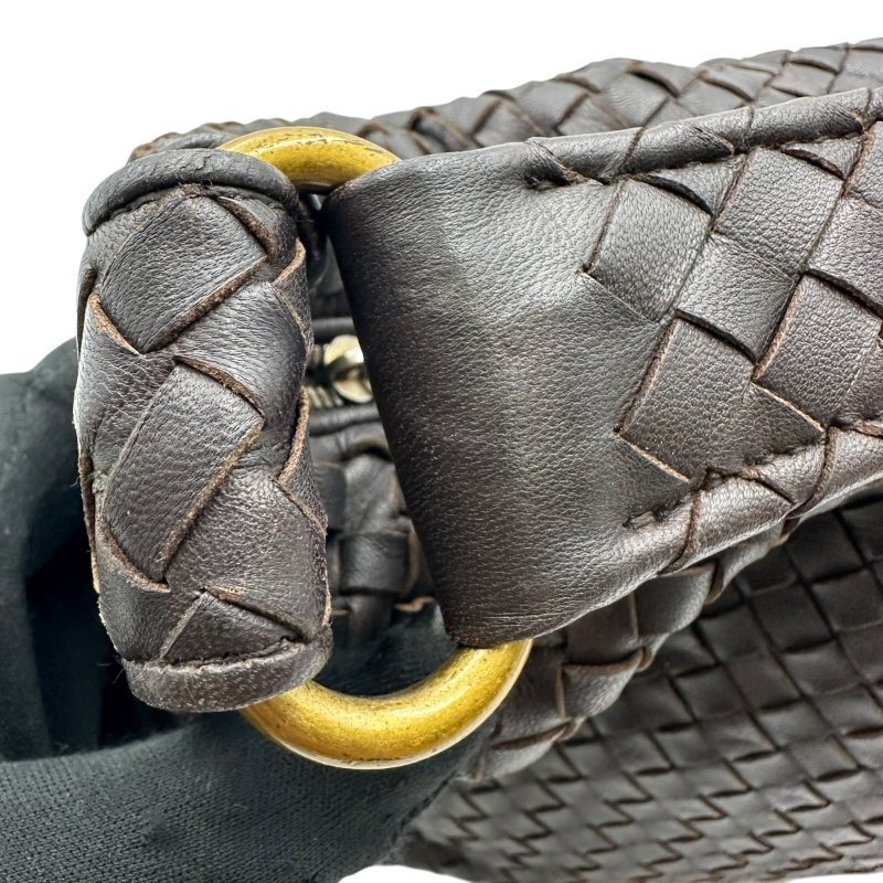 【美收精品】BOTTEGA VENETA 咖色編織背包 C-289【隔月月中將轉賣至日本 上架期限30天】-9