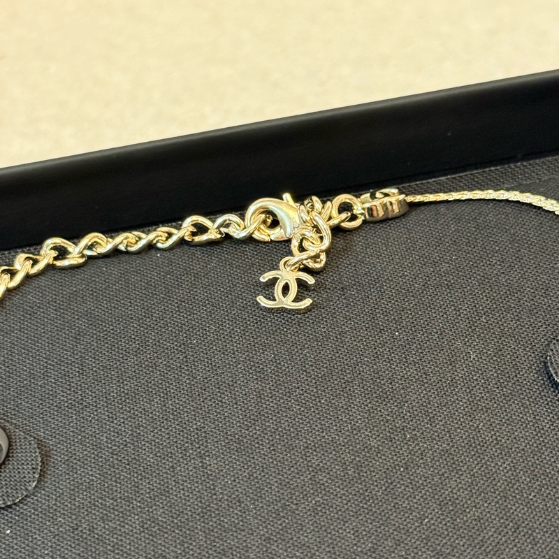Chanel 金色五花 necklace-2