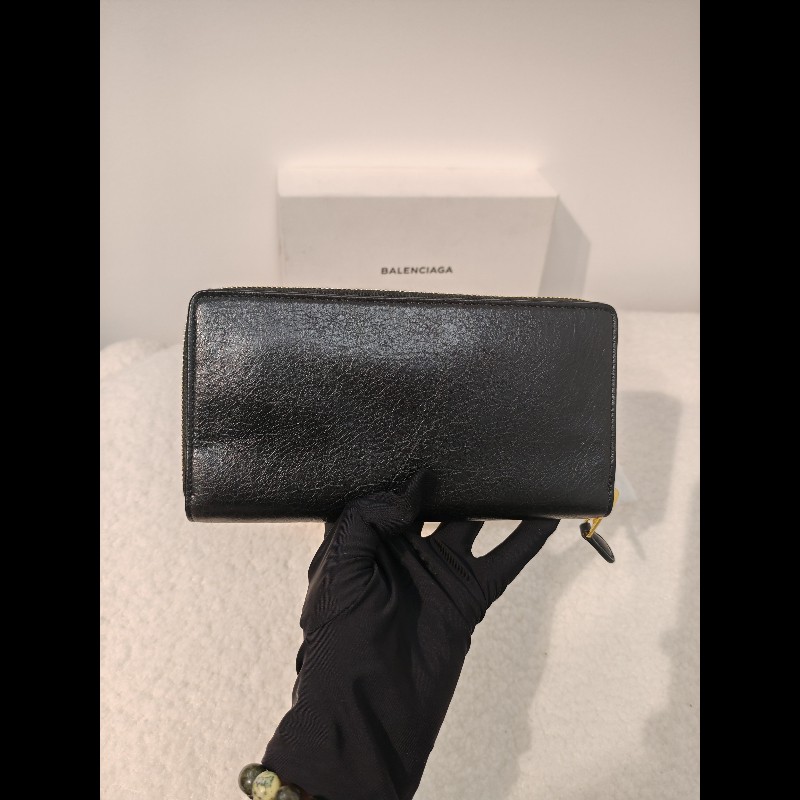 Balenciaga Long Wallet black-2