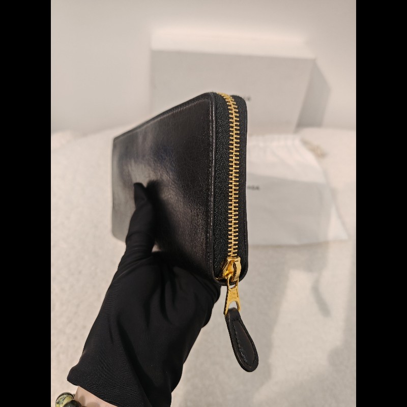 Balenciaga Long Wallet black-3